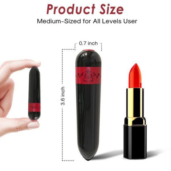 ARMONY - távirányítós rakétavibrátor fekete színben