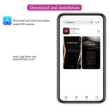 PRETTY LOVE – app vezérlésű elektromos vibrátor, lila