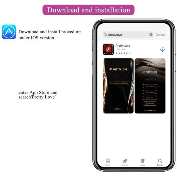 PRETTY LOVE – újratölthető vibráló tojás