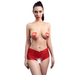   ChiliRose CR 4641 – érzéki piros tanga, kivágott díszítéssel