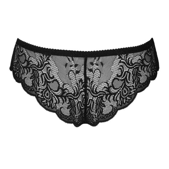 LIVCO CORSETTI FASHION – érzéki panel nélküli fekete fehérnemű L/XL