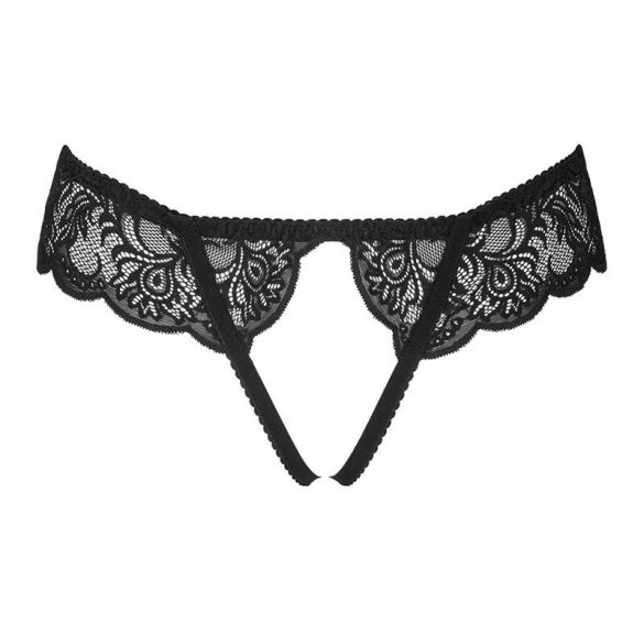 LIVCO CORSETTI FASHION – érzéki panel nélküli fekete fehérnemű L/XL