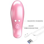 Pretty Love - érzéki vibráló mellbimbócsipesz rózsaszín