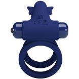 PRETTY LOVE JAMELE – kék dupla gyűrű vibrátorral és pillangó izgatóval