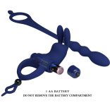 PRETTY LOVE - Kék nyúl vibrátor gyűrű dugóval