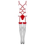 LIVCO CORSETTI FASHION - Thiara LC 20213 – érzéki piros body harisnyával