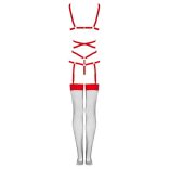 LIVCO CORSETTI FASHION - Thiara LC 20213 – érzéki piros body harisnyával