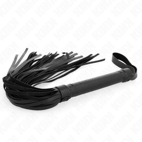 KINK - érzéki kék gyöngyös korbács 43,5 cm