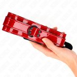 KINK – állítható nyaklánc, érzéki wine red színben