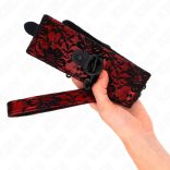 KINK – csipke nyaklánc valódi bőr övvel, 105 cm