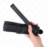 KINK – állítható neopréna bondage nyakörv övvel