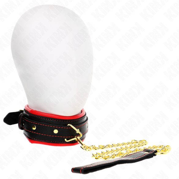 KINK – állítható nyaklánc szivacsos műbőr pánttal