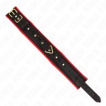 KINK - állítható nyakörv sima anyagból, 33-48 cm