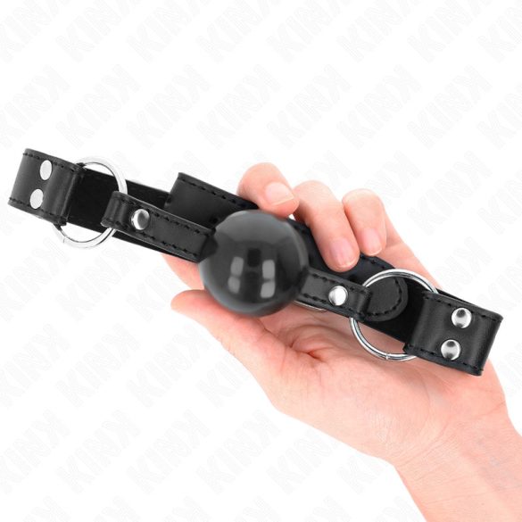 KINK – puha és szilárd golyós gátló bőrszíjjal, állítható 42-58 cm