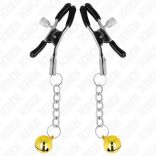 KINK Gold Jingle Bell – ékszer mellbimbó csipesz 6 cm
