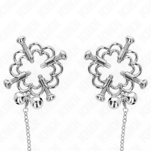 KINK - fémláncos mellbimbó csipesz szett