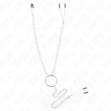 KINK Triple – hármas csikló- és mellbimbó csipesz lánccal