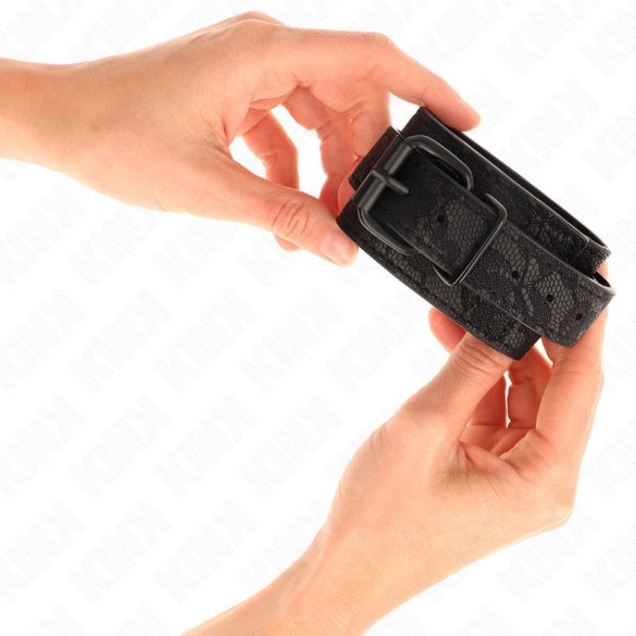 KINK – állítható fekete csipkés csuklómandzsetta