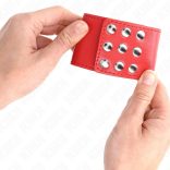 KINK - állítható piros csuklóbilincs 19-24 cm-ig