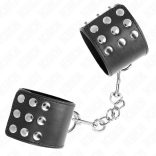 KINK – állítható fekete csuklóbilincsek 19-24 cm-ig