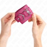 KINK – állítható csuklópántok, pink, 17.5-25 cm