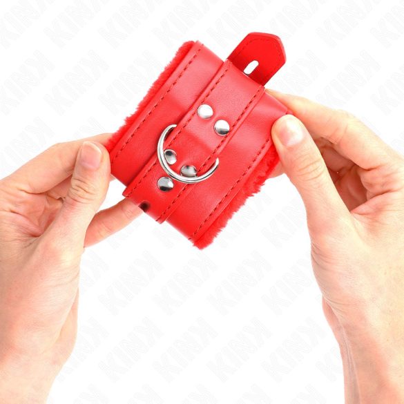 KINK - prémium bőr csuklóbilincsek állítható pánttal