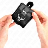 KINK - prémium szőrme bőr kézbilincs állítható mérettel