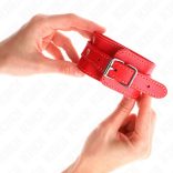 KINK – vékony, állítható csuklókötöző, piros