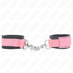  KINK – állítható pink neopréne csuklószorítók 22-34 cm