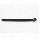 KINK – bőr péniszgyűrű nyomásos zárással 22 x 2 cm