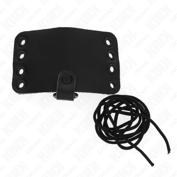 KINK - bőrből készült péniszgyűrű fűzővel