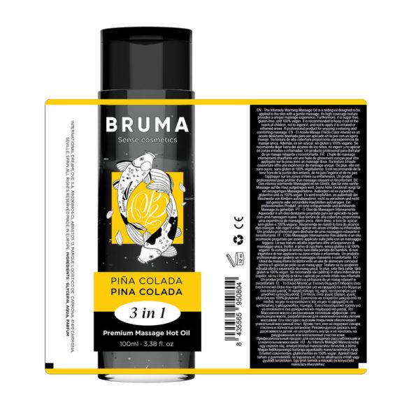 Bruma – prémium 3 az 1-ben forró masszázsolaj - Pina Colada