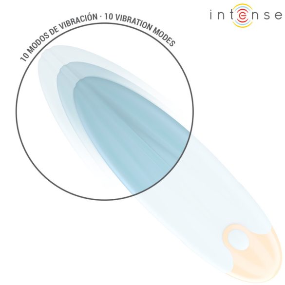 INTENSE Mike – kék vibráló golyó 10 rezgésmintával