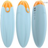 INTENSE Mike – kék vibráló golyó 10 rezgésmintával