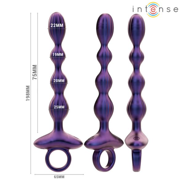 INTENSE Jackie – vibráló anál dugó távirányítóval