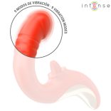 INTENSE Paulina – U-alakú vibrátor és izgató pirosban