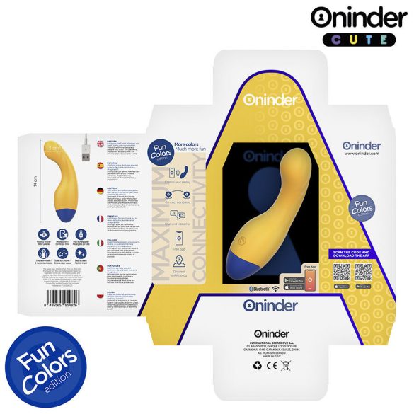 ONINDER CUTE – G-pontos vibrátor világméretű app-val