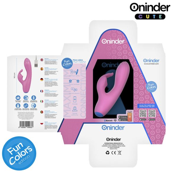 ONINDER CUTE – G-pontos és csikló vibrátor, világméretű app