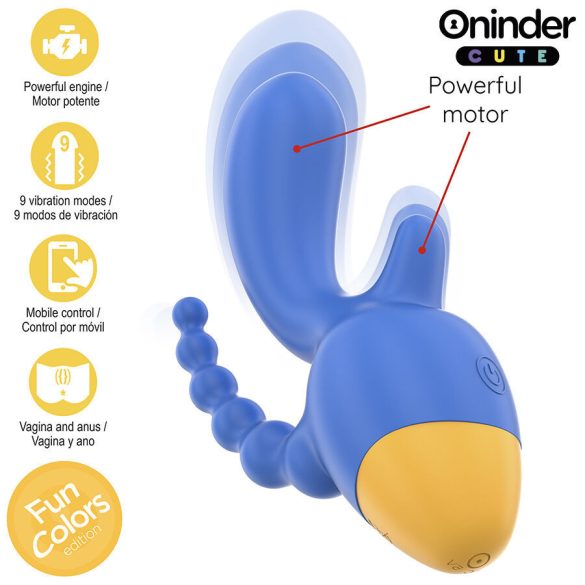 ONINDER CUTE – hármas prémium vibrátor ingyenes appal