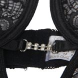 SUBBLIME – állítható pántos csipkebaby doll fekete S/M