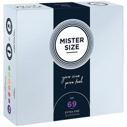 MISTER SIZE – XXXL óvszer 69 mm (36 db) prémium védelem