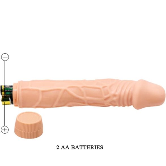 BAILE - élethű vibrátor 22,5 cm hús színben