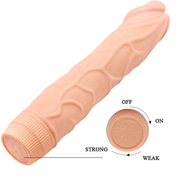 BAILE - élethű vibrátor 22,5 cm hús színben