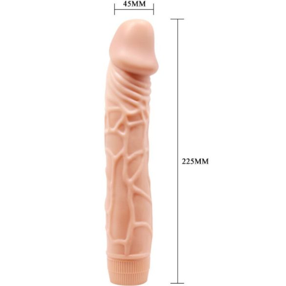 BAILE - élethű vibrátor 22,5 cm hús színben