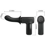 PRETTY LOVE - 5 fokozatú masszírozó vibrátor fekete