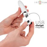 INTENSE - Prémium USB újratölthető vibráló bullet 10 cm