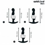 ADDICTED TOYS – 3 db szilikon anál dildó készlet