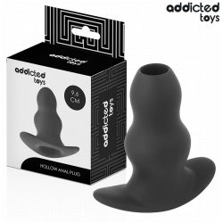   ADDICTED TOYS - üreges szilikon análplug M-es méret 9,6 cm