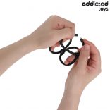 ADDICTED TOYS – prémium hármas péniszgyűrű