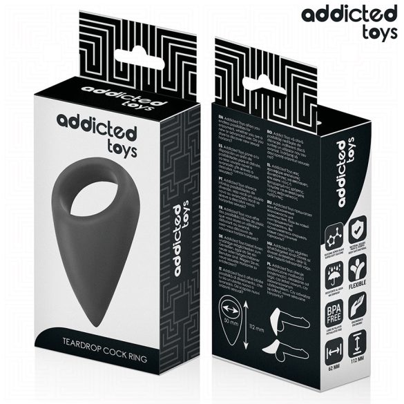 ADDICTED TOYS – könnycsepp alakú péniszgyűrű